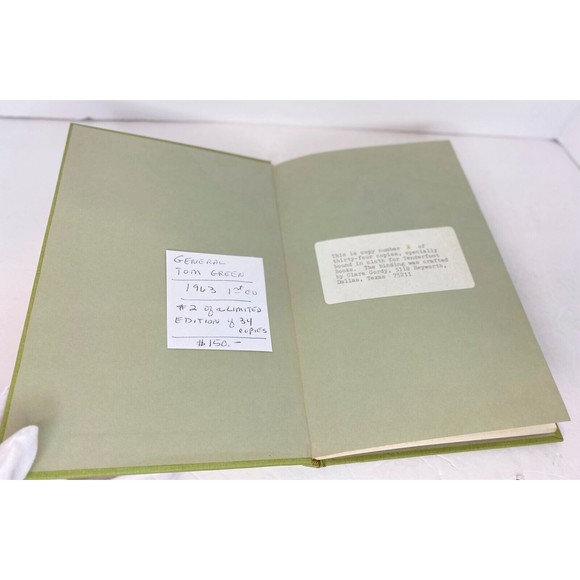 General Tom Green, A Fight Texan, Odie Faulk,  1963, 1st Edition , #2 Of Limited - Picture 13 of 16